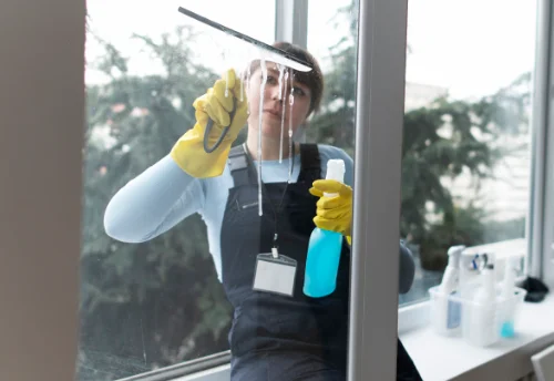 Nettoyage de vitres intérieures et extérieures à la Motte-Tilly